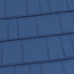 Oceanside Blue Metal Shingle Roof Colour