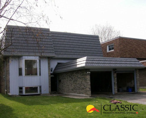Charcoal Metal Roof in North York.