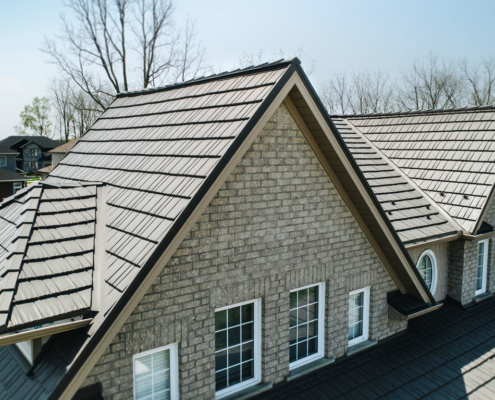Rustic Aluminum Shingle Roof in Ingersoll ON