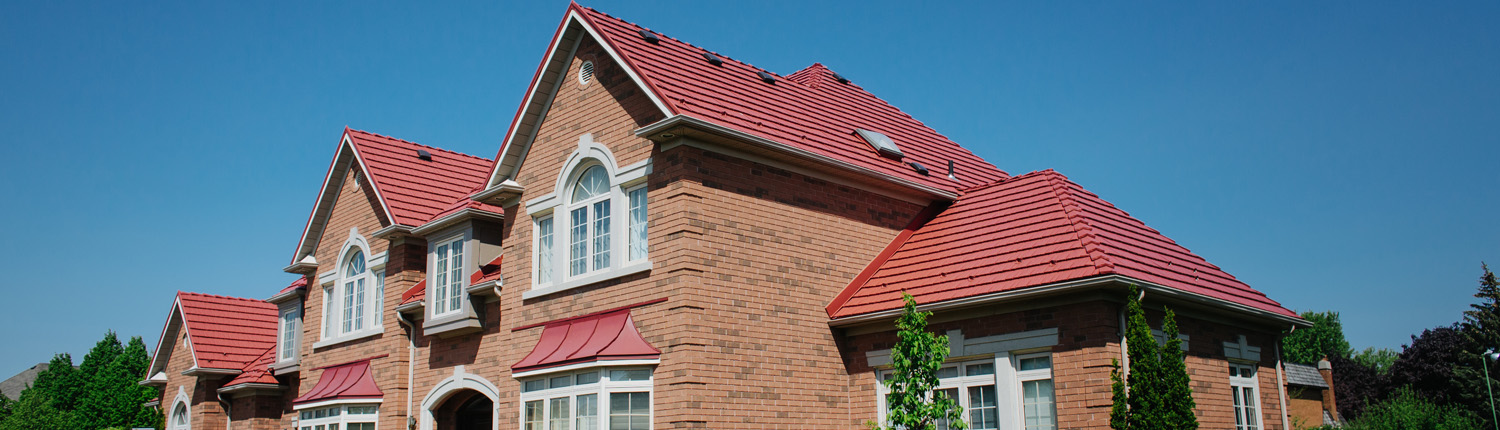 Red Rustic Aluminum Roof